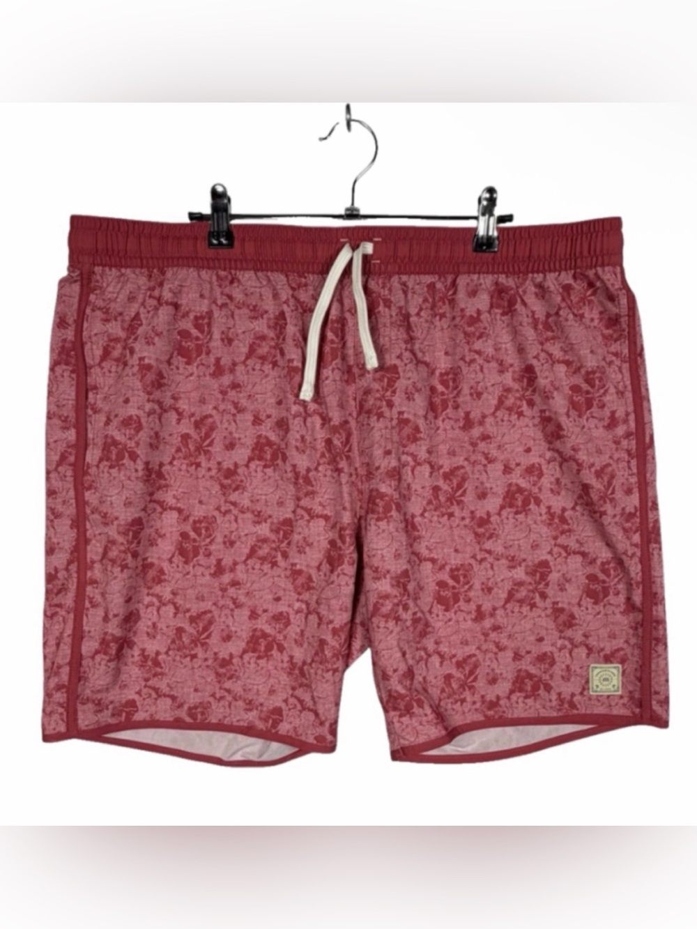 Travis Mathew Mens Red Lightweight Hybrid Swim Board Shorts Men’s Size XXL